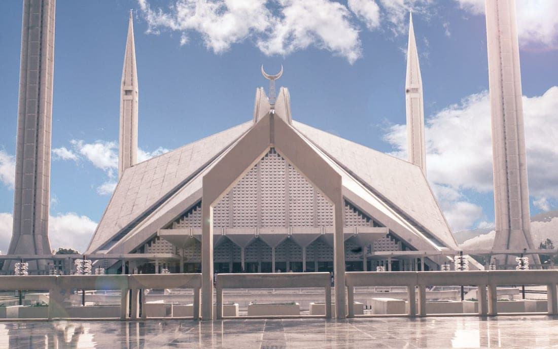 The Faisal Mosque in Islamabad